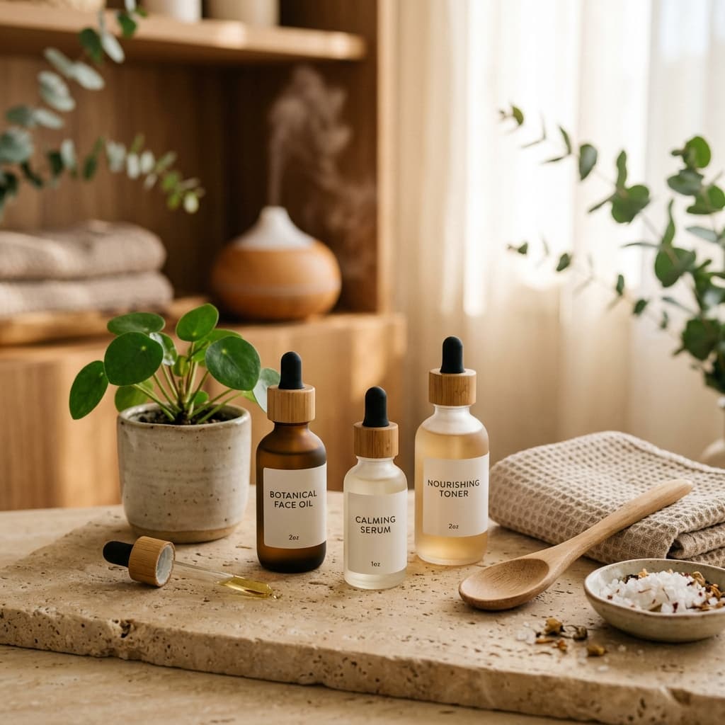 Spa accessories display